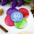 Personalised 80th Birthday Party Badge