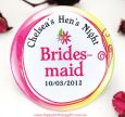 Personalised Hens Night Party Badge
