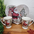 Christmas 2pcs Mug Set in Persaonalised Heart Box