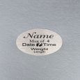Personalised Baby Birth Details Album 300 Photo Silver
