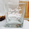 Godfather Engraved Scotch Spirit Glass Personalised Message