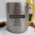 Uncle Engraved Silver Stubby Can Cooler Personalised
