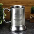 Mother Of The Bride Engraved Personalised Stainless Beer Stein Glass