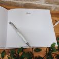 Personalised Memorial Guest Book & Pen