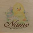 Personalised Wooden Easter Box 20cm - Easter Chicken