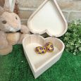 First Easter Heart Box - Purple Eggs