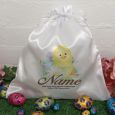 Personalised Easter Sack Hunt Bag 35cm  - Easter Chicken