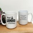 Godmother Coffee Mug Typography Design 15oz