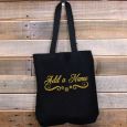 Mother of the Bride Tote Bag Glitter Print