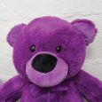 40th Birthday Personalised Bear with T-Shirt Purple 40cm