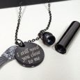 I still need you close to me Urn Necklace in Personalised Box