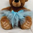 13th Birthday Ballerina Teddy Bear 40cm Plush Brown