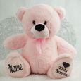 Love Grandma Personalised Teddy Bear 40cm Plush Pink 