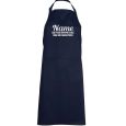 Personalised  Apron with Pocket - Navy