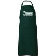 Pop Personalised  Apron with Pocket - Pea Green