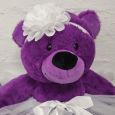 13th Birthday Ballerina Teddy Bear 40cm -Purple
