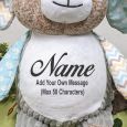 Personalised Easter Bunny Cubbie Plush Mint