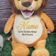 Personalised Lion Cubbie Bear Plush