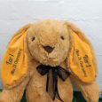 Easter Rabbit Bunny Toy Black Bow - 40cm Caramel