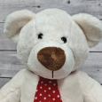 Custom Personalised Teddy Bear Gordy Red Tie 40cm