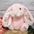 1st Easter Bunny Rabbit Plush Olivia Pink