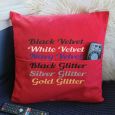 Grandad Personalised Pocket Pillow Cover Red