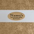 80th Birthday Guest Book Album Embossed Gold