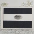 Personalised Birthday Guest Book- Black Glitter
