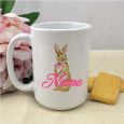Personalised Easter Coffee Mug - Rosie Bunny