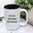 Fathers Day Personalised Photo Coffee Mug with Message