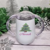 Christmas Sippy Cup 300ml - Christmas Tree