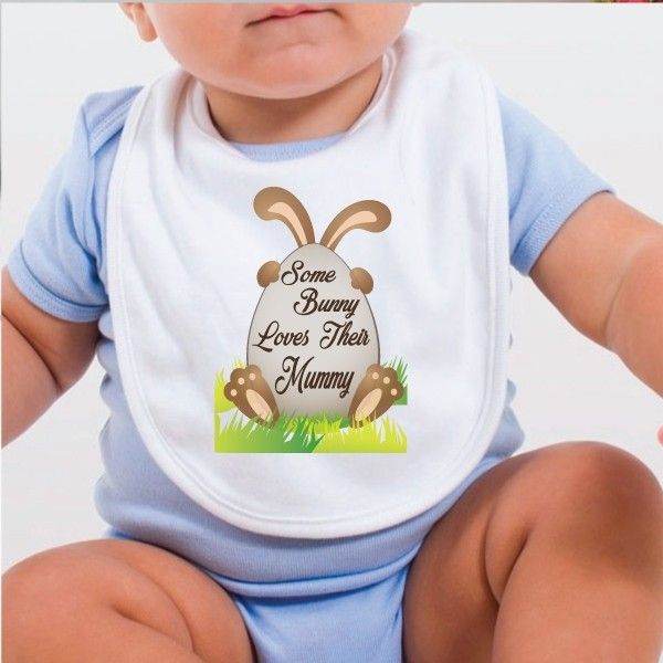 Some Bunny Easter Bib - Mum
