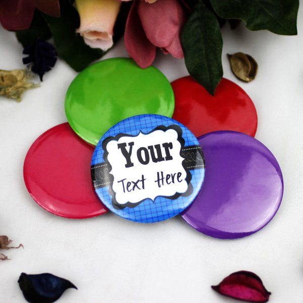 Colourful Custom Party Badge