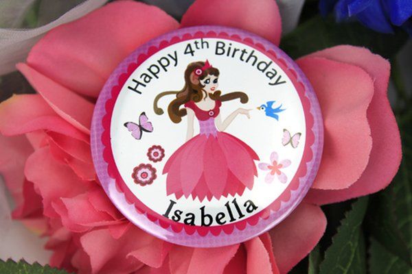 Personalised Princess Birthday Badge - Any Age
