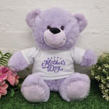 Happy Mothers Day Teddy Bear 30cm Plush Lavender