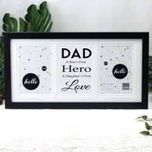 Dad Black Gallery Collage Frame - First Love