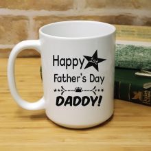 1st Fathers Day 15oz Coffee Mug - Star