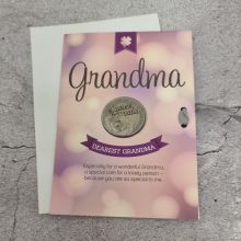 Grandma Lucky Coin Card