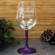 Dance Coach Engraved Personalised Wine Glass