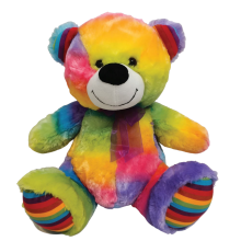 Rainbow Teddy Bear 40cm Plush