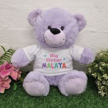 Big Sister Teddy Bear Lavender 30cm