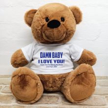 Naughty Love You Valentines Day Bear - 40cm Brown