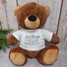 Personalised Memorial Teddy Bear 40cm Brown