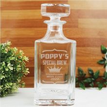 Pop Engraved Personalised Whisky Decanter 700ml