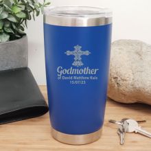 Godmother  Insulated Travel Mug 600ml Dark Blue