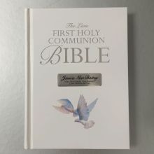 Lions First Holy Communion Bible - Personalised Plaque