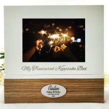 Personalised 21st Birthday Keepsake Photo Box