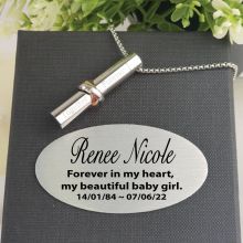 Together Forever Urn Pendant Necklace in Personalised Box