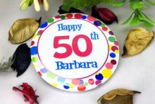 Personalised 50th Party Badge 