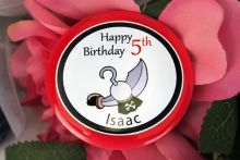 Personalised Pirate Birthday Badge - Any Age